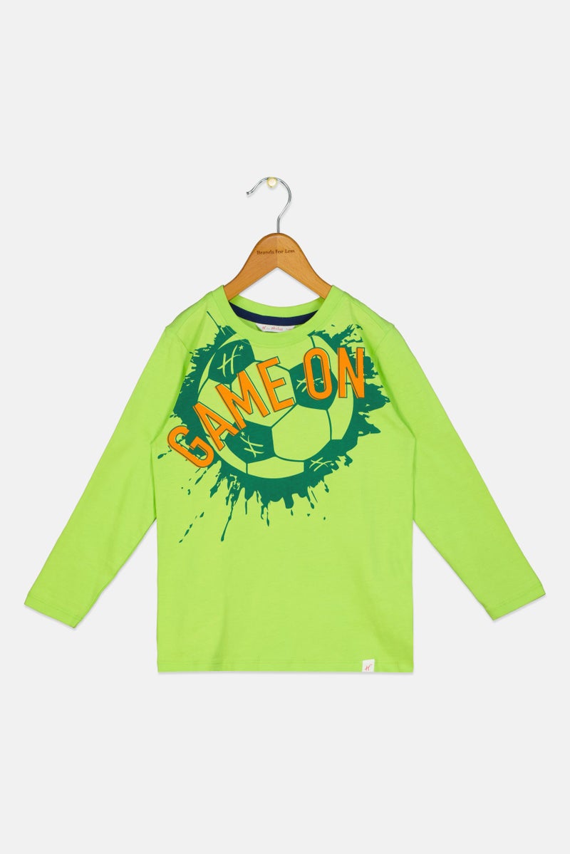 Hamleys Toddlers Boy Graphic Print Long Sleeve Top, Multicolor - Image 1